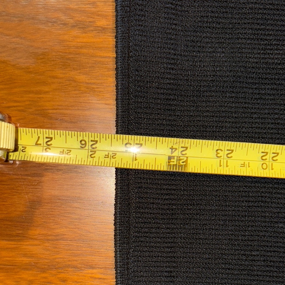 NWOT St. John Black Knit Skirt - Picture 3 of 3